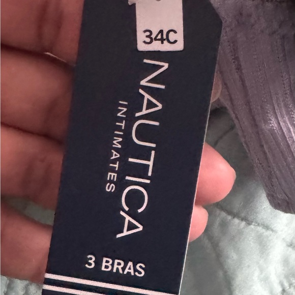 Nautica Black and Gray Bras with Seamless Design - Picture 4 of 4